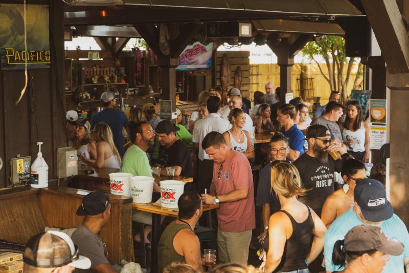 Big Chill Surf Cantina General Manager AJ Borrero said the event, held from 12 p.m. to 1 a.m., was packed all day and night.